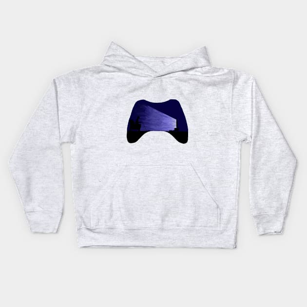 Game addict Kids Hoodie by DrTigrou